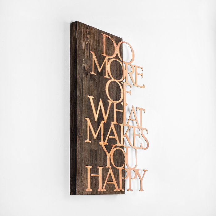Wallity Do More Of What Makes You Happy - Copper